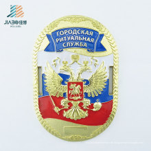Heißer Verkauf Alloy Casting Benutzerdefinierte Emaille Emblem Pin für Russisch